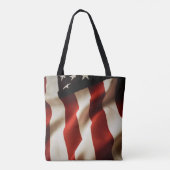 Tote Bag Drapeau américain vertical (Dos)