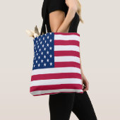 Tote Bag Drapeau Amérique (De près)