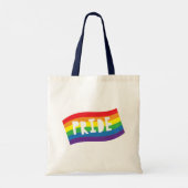 Tote Bag Drapeau arc-en-ciel (Dos)