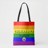 Tote Bag Drapeau arc-en-ciel de la Fierté LGBTQIA+ (Devant)