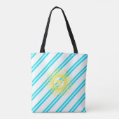 Tote Bag Drapeau argentin de rayures (Dos)