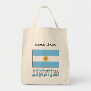 Tote Bag Drapeau Argentin Personnalisé