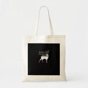 Tote Bag Drapeau Asexué Oh Cerf Fierté Queer Drôle Design L