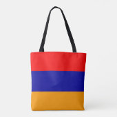 Tote Bag Drapeau aux couleurs de l'Arménie (Dos)