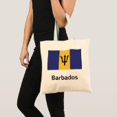 Tote Bag Drapeau Barbade (Devant (produit))