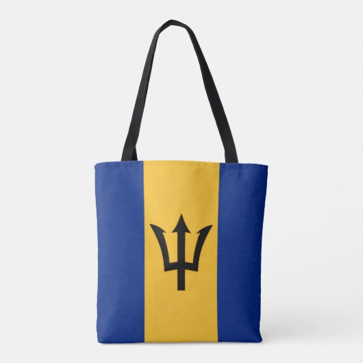 Tote Bag Drapeau barbadien, Drapeau de la Barbade (Dos)