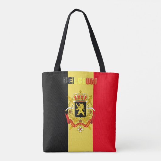 Tote Bag Drapeau belge (Dos)