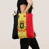 Tote Bag Drapeau belge (De près)