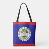 Tote Bag Drapeau bélizien (Dos)