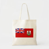 Tote Bag drapeau bermuda (Devant)