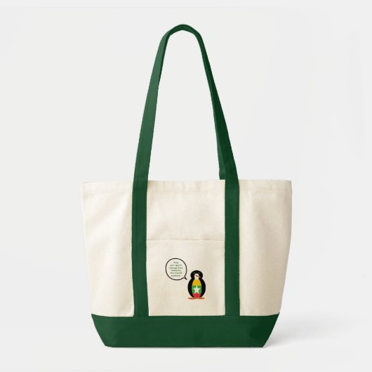 Tote Bag Drapeau Birman Parlant Mme Penguin (Devant)