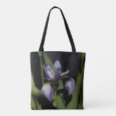 Tote Bag Drapeau bleu Iris Fleur (Dos)