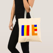 Tote Bag Drapeau bouddhiste (Devant (produit))