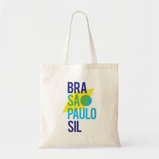 Tote Bag Drapeau Brasil São Paulo (Devant)