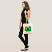 Tote Bag Drapeau Brésil (Brésil) (Devant (modèle))