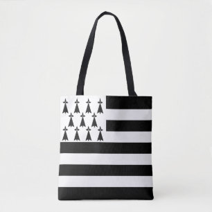 Tote Bag Drapeau breton patriotique