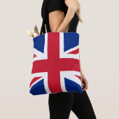 Tote Bag Drapeau britannique Union Jack (De près)