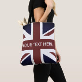 Tote Bag Drapeau britannique vintage Union Jack (De près)