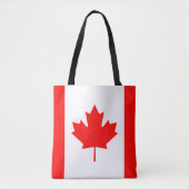 Tote Bag Drapeau canadien (Devant)