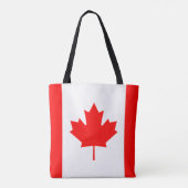 Tote Bag Drapeau canadien (Dos)