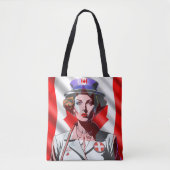 Tote Bag Drapeau canadien (Devant)