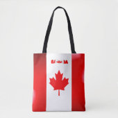 Tote Bag Drapeau canadien (Devant)