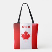 Tote Bag Drapeau canadien (Dos)