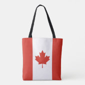 Tote Bag Drapeau canadien patriotique (Dos)
