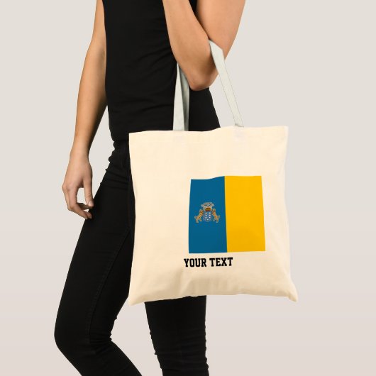 Tote Bag Drapeau canarien (Devant (produit))