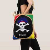 Tote Bag Drapeau Captain & Pirates - Île aux trésors/enfant (De près)