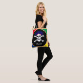 Tote Bag Drapeau Captain & Pirates - Île aux trésors/enfant (Sur le modèle)