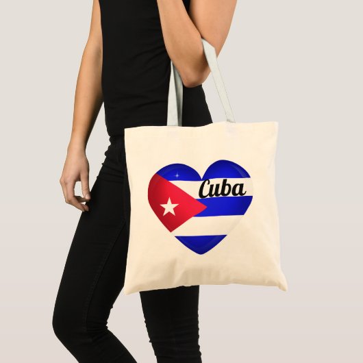 Tote Bag Drapeau cardiaque cubain (Devant (produit))