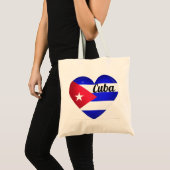 Tote Bag Drapeau cardiaque cubain (Devant (produit))