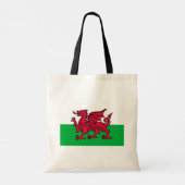 Tote Bag Drapeau celtique du Dragon rouge du Pays de Galles (Dos)