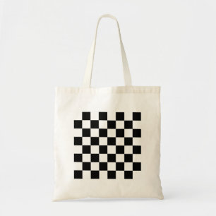 Tote Bag Drapeau Checkered emballant l'échiquier de