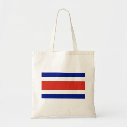 Tote Bag Drapeau civil du Costa Rica (Devant)