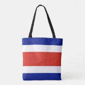 Tote Bag Drapeau civil du Costa Rica (Dos)