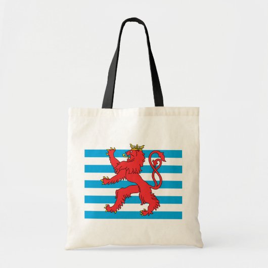 Tote Bag Drapeau civil Luxembourg, Luxembourg (Devant)