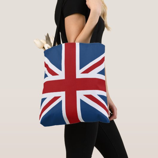 Tote Bag Drapeau classique d'Union Jack R-U (De près)