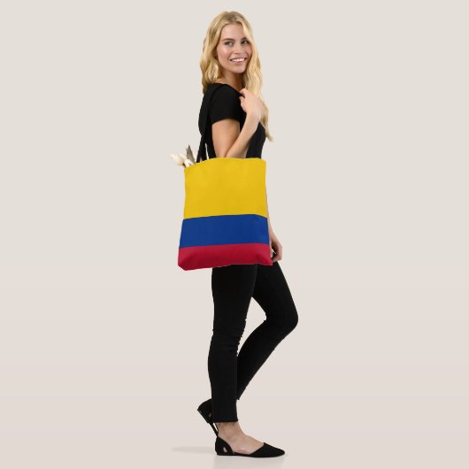 Tote Bag Drapeau Colombie (Sur le modèle)