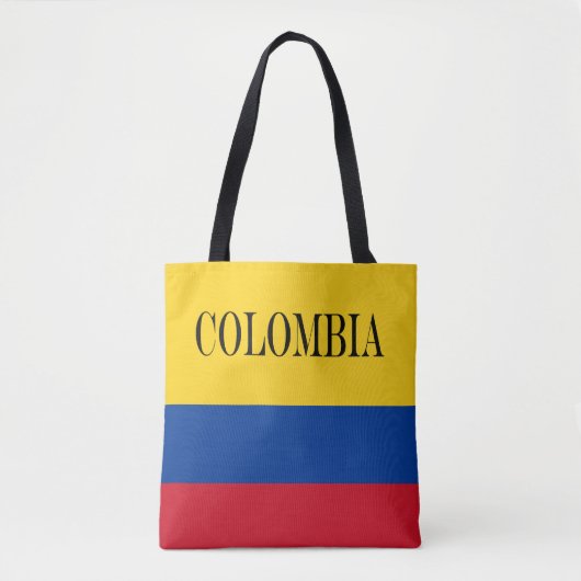 Tote Bag Drapeau Colombie - Bandera De Colombia (Devant)