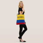 Tote Bag Drapeau Colombie - Bandera De Colombia (Sur le modèle)