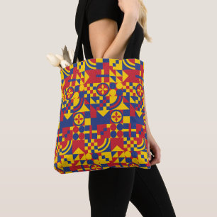 Tote Bag Drapeau Colombie Motif coloré