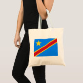 Tote Bag Drapeau Congo Kinshasa (Devant (produit))