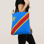 Tote Bag Drapeau Congo Kinshasa (De près)