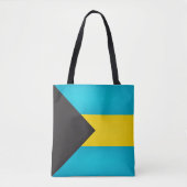 Tote Bag Drapeau cool Bahamas (Devant)