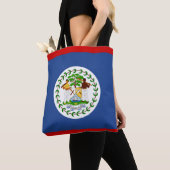 Tote Bag Drapeau cool Belize (De près)