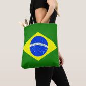 Tote Bag Drapeau Cool brésilien (De près)