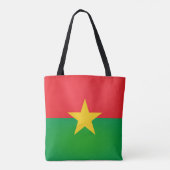 Tote Bag Drapeau cool Burkina Faso (Dos)