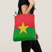 Tote Bag Drapeau cool Burkina Faso (De près)